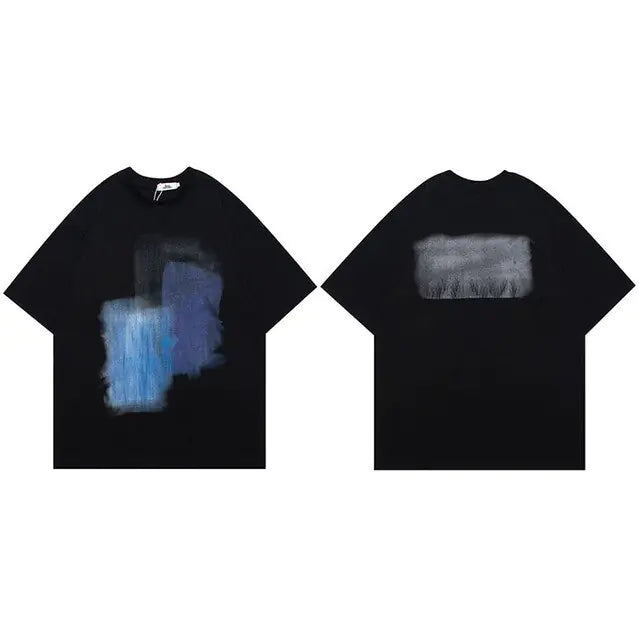 Paint Pattern Oversized T-Shirt