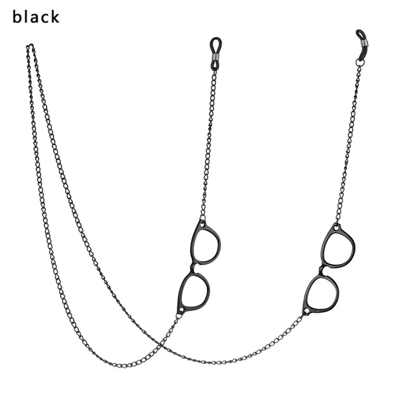 Fashion Reading Glasses Chain with Eyewear Pendant Women Metal Cords Sunglasses Spectacles Holders Eyeglass Lanyard Strap