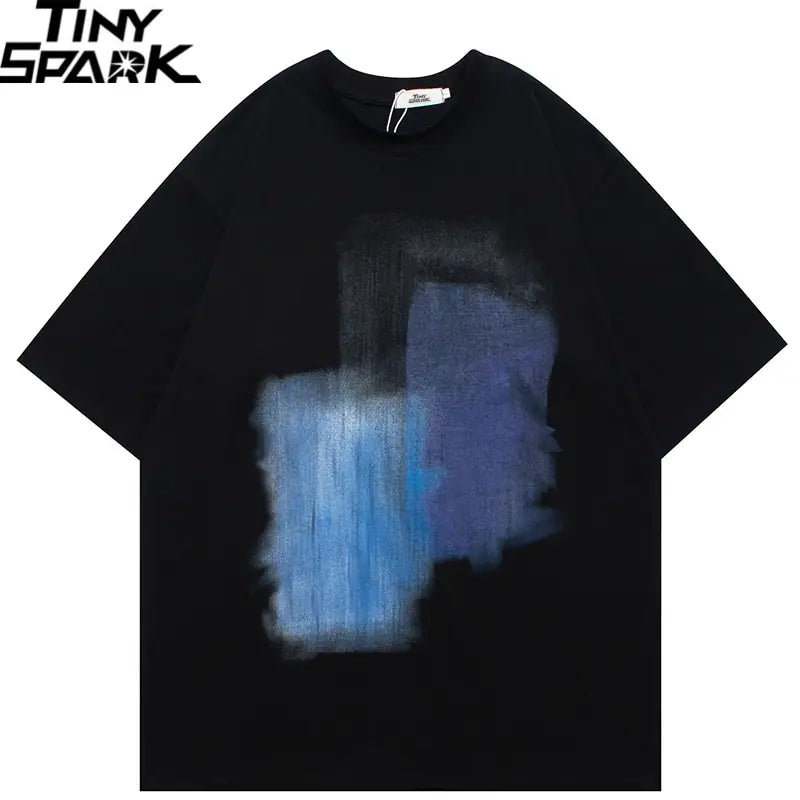 Paint Pattern Oversized T-Shirt