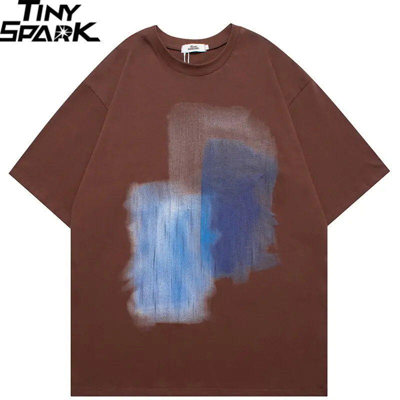 Paint Pattern Oversized T-Shirt